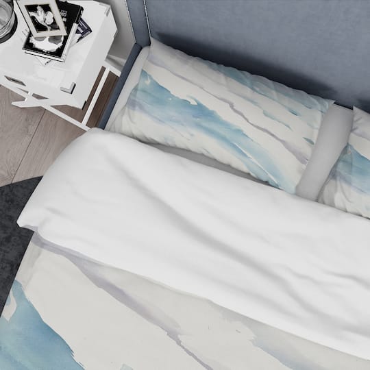 Designart 'Modern Abstract Drift' Geometric Bedding Set